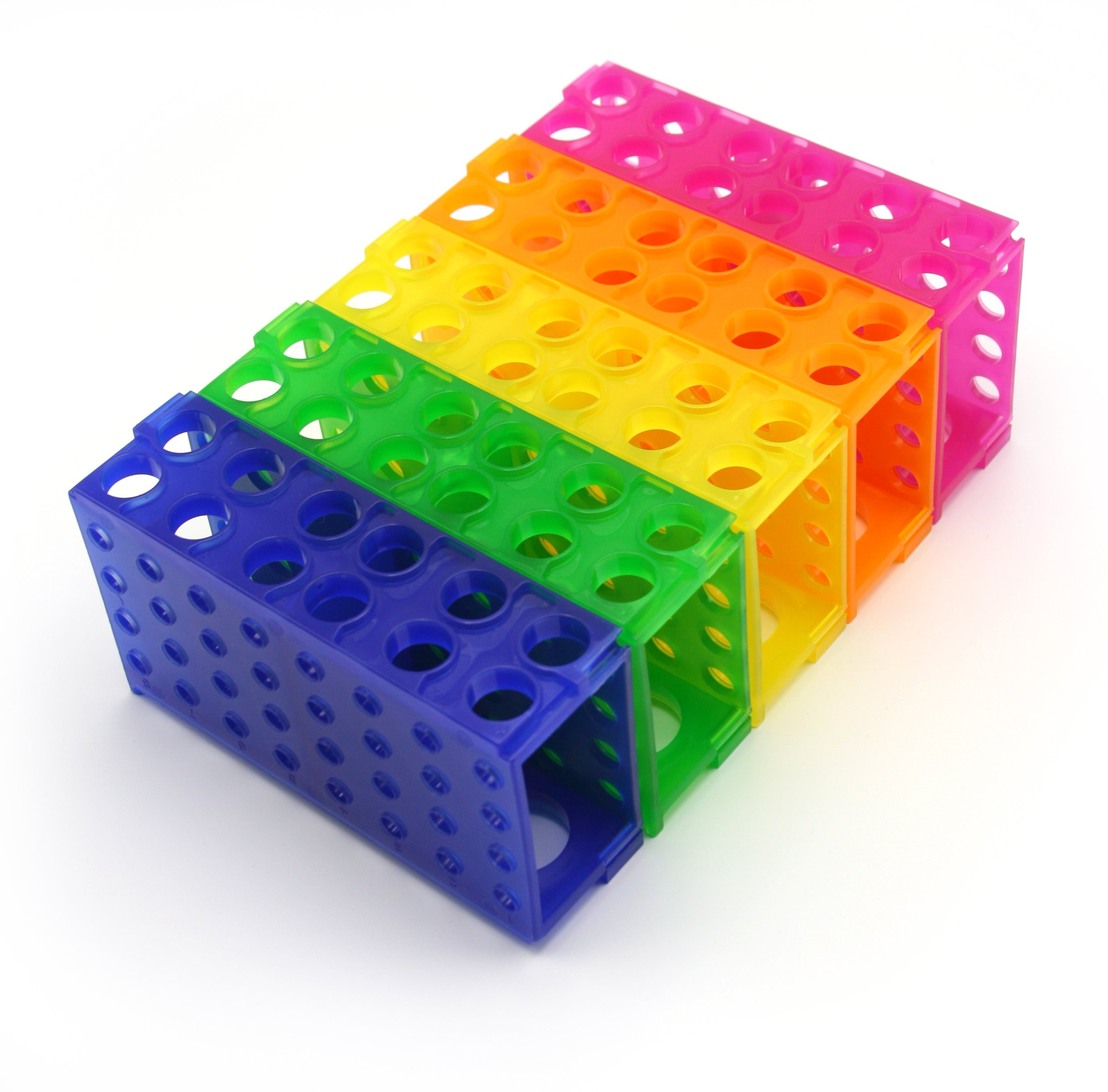 TUBE H→R Heathrow Scientific HS29022G Interlocking 4 Way Tube Rack